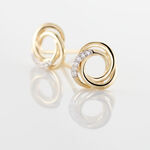 Boucles D'oreilles Puces Syrena Or Jaune Diamant - Boucles d'oreilles pendantes Femme | Histoire d&rsquo;Or