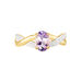Bague Candice Or Jaune Amethyste - Bagues solitaires Femme | Histoire d’Or