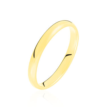 Alliance Sonia Demi Jonc Confort Or Jaune