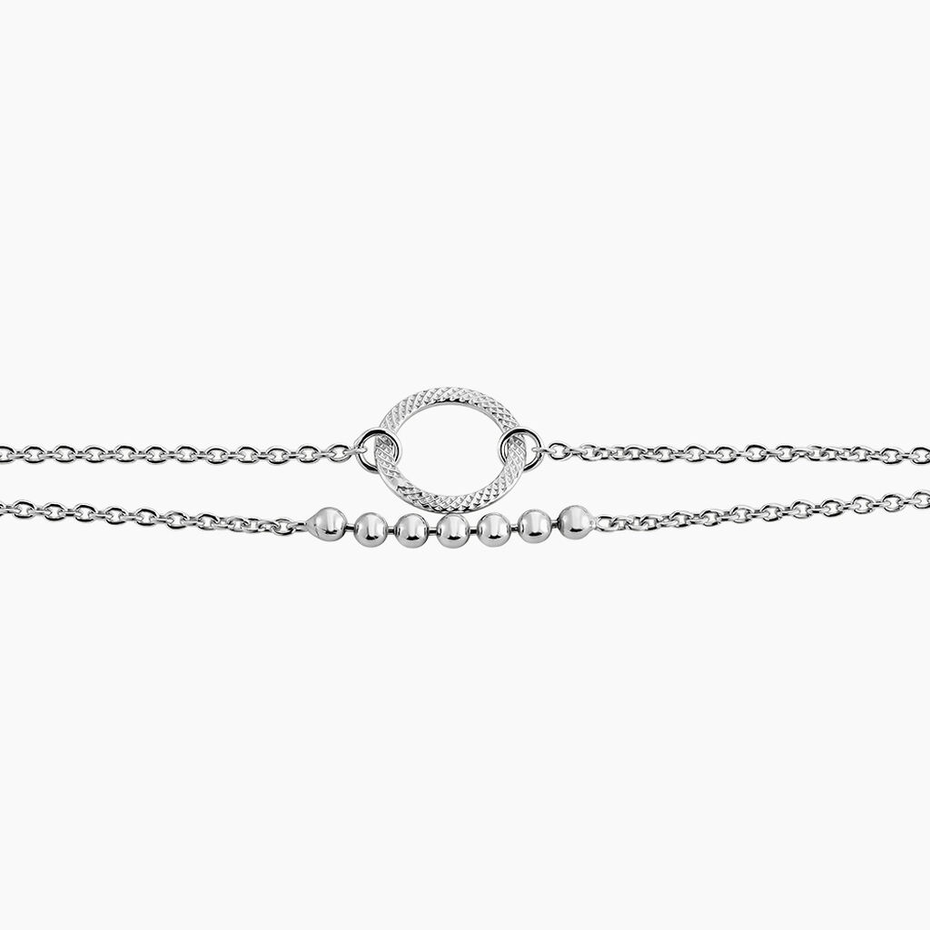 Bracelet Claramay Argent Blanc - Bracelets Femme | Histoire d&rsquo;Or