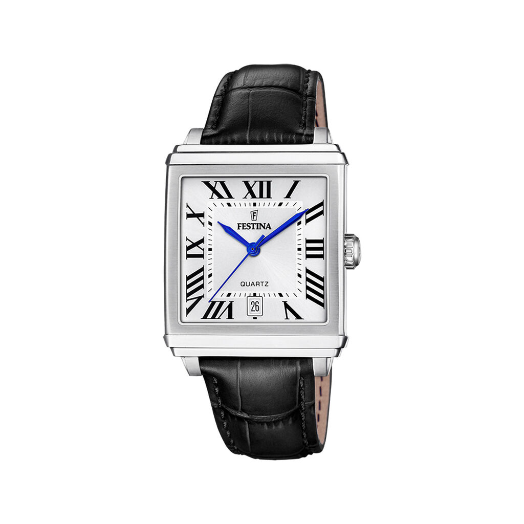 Montre Festina On The Square Blanc - Montres Homme | Histoire d’Or