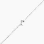 Bracelet Court Argent Blanc Giullia Oxyde De Zirconium - Bracelets Femme | Histoire d&rsquo;Or