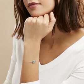Bracelet Sirene Argent Blanc Cristaux De Swarovski - Bracelets fantaisie Femme | Histoire d’Or