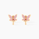 Boucles D'oreilles Puces Feerie Or Jaune - Clous d'oreilles Enfant | Histoire d&rsquo;Or