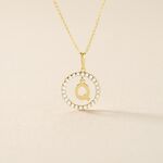 Pendentif Gabe Or Jaune Oxyde De Zirconium - Pendentifs Femme | Histoire d&rsquo;Or