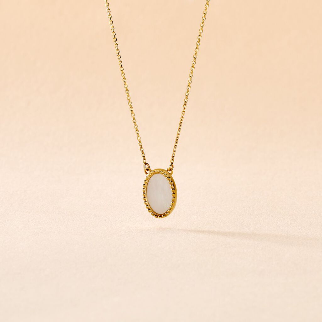 Collier Pernia Or Jaune Nacre - Colliers Femme | Histoire d&rsquo;Or