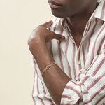 Bracelet Ophelio Maille Alternee 1/1 Or Jaune - Bracelets cha&icirc;ne Homme | Histoire d&rsquo;Or