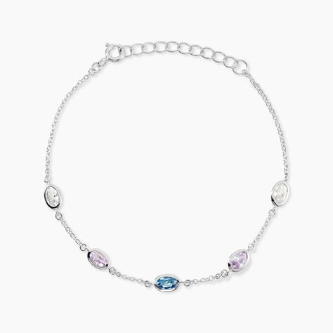 Bracelet Ilvaae Argent Blanc Oxyde De Zirconium - Bracelets Femme | Histoire d&rsquo;Or