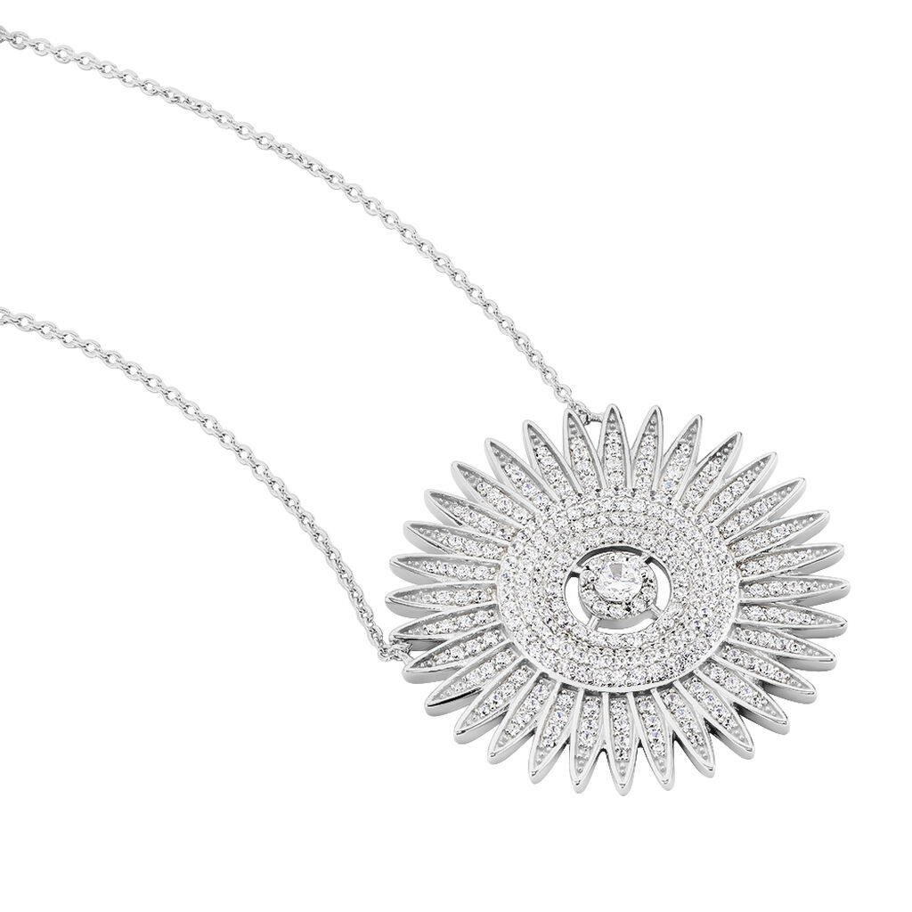 Collier Noele Argent Blanc Oxyde De Zirconium - Colliers Femme | Histoire d’Or