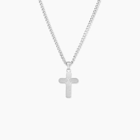 Collier Pulse Argent Blanc - Colliers Homme | Histoire d&rsquo;Or