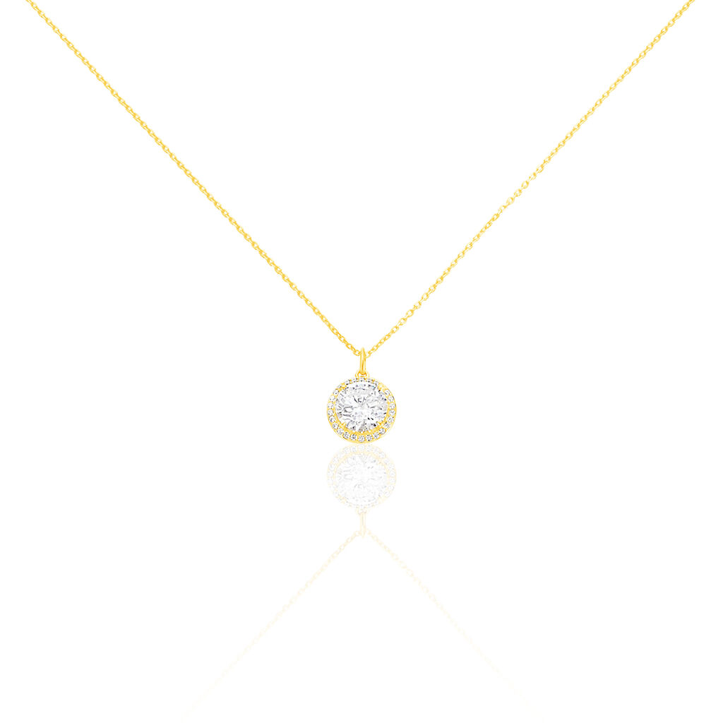 Collier Adil Or Jaune Oxyde De Zirconium - Colliers Femme | Histoire d’Or