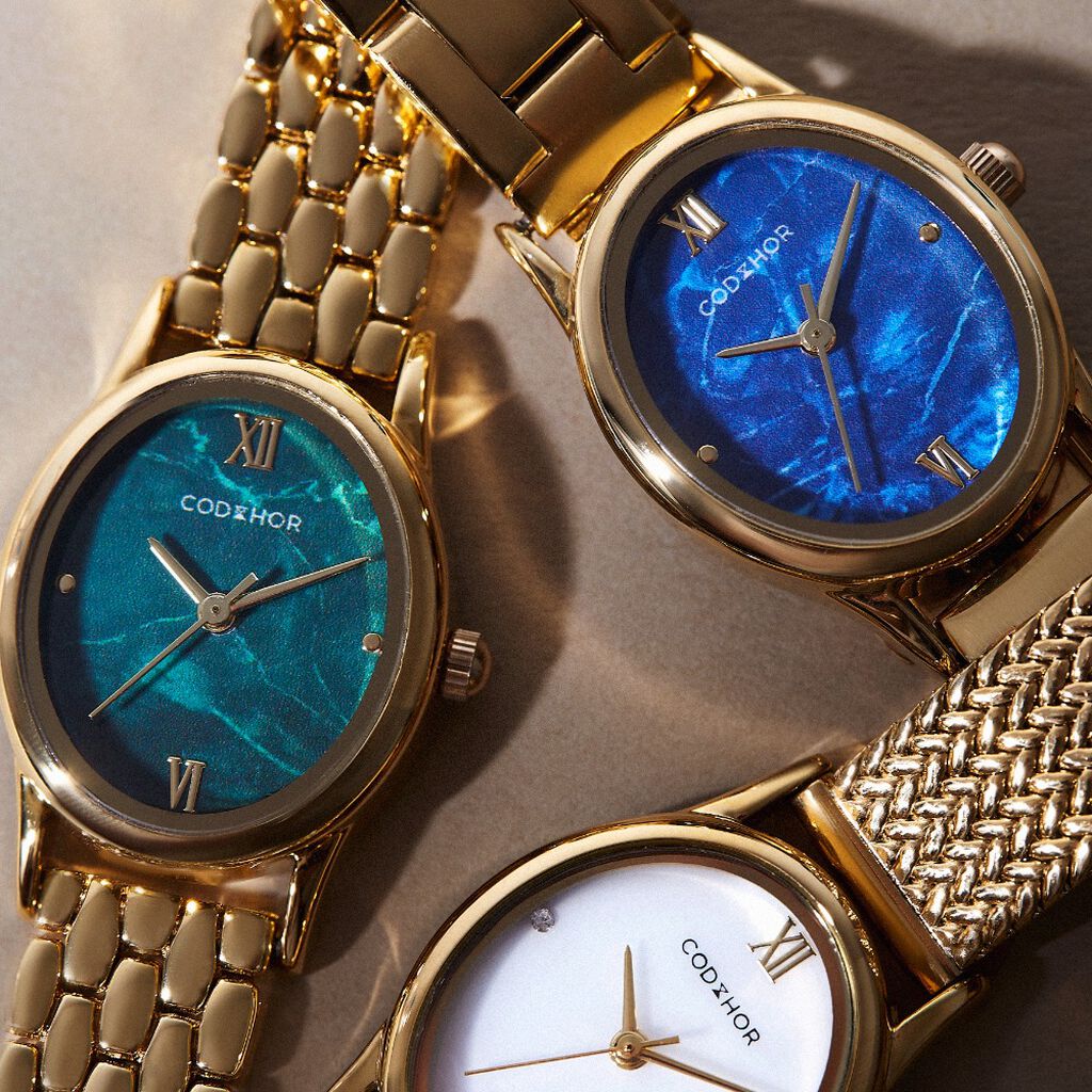 Montre Codhor Suzanne Nacre Blanche - Montres Femme | Histoire d&rsquo;Or