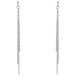 Boucles D'oreilles Pendantes Yalle Argent Blanc - Boucles d'oreilles fantaisie Femme | Histoire d’Or