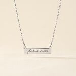 Collier Lorayne Argent Blanc - Colliers fantaisie Femme | Histoire d&rsquo;Or