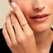 Bague Vrille Accompagnee Or Jaune Diamant - Bagues solitaires Femme | Histoire d’Or