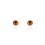 Boucles D'oreilles Puces Brunhild Argent Blanc Ambre - Boucles d'oreilles fantaisie Femme | Histoire d&rsquo;Or