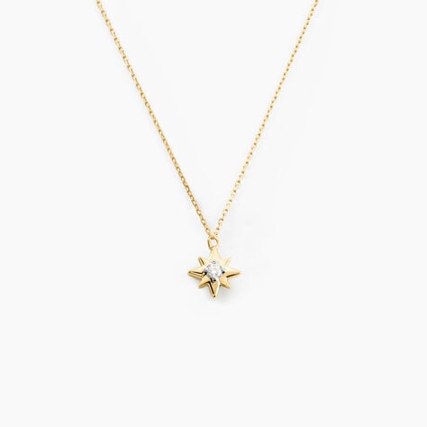 Collier Astralia Or Jaune Oxyde De Zirconium - Colliers Femme | Histoire d’Or