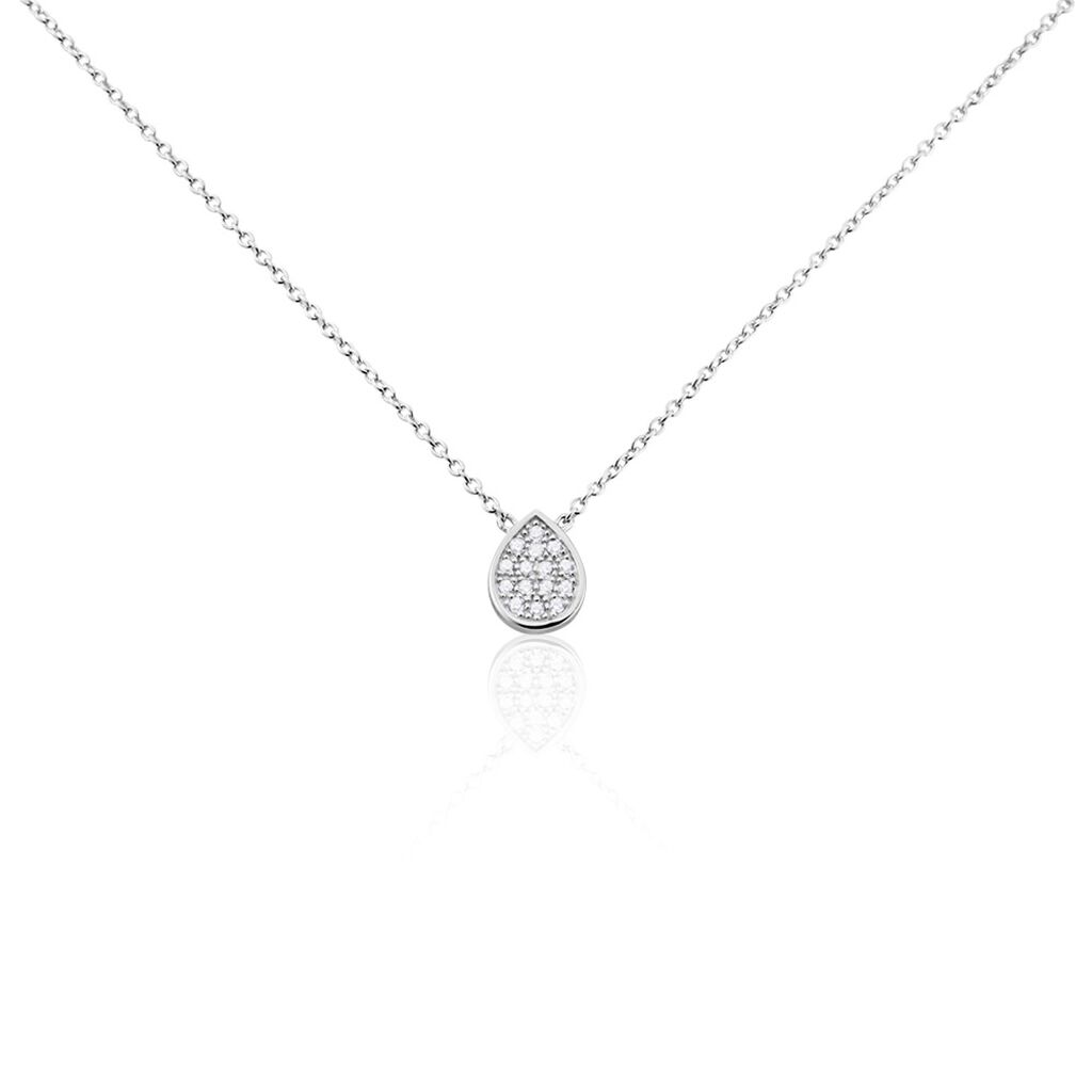 Collier Argent Tricoria Oxydes De Zirconium - Colliers fantaisie Femme | Histoire d’Or