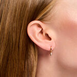 Cr&eacute;oles Natty Plaqu&eacute; Or Jaune Oxyde De Zirconium - Boucles d'oreilles cr&eacute;oles Femme | Histoire d&rsquo;Or