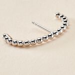 Bijou D'oreille Unitaire Krabi Argent Blanc - Boucles d'oreilles fantaisie Femme | Histoire d&rsquo;Or