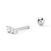 Piercing D'oreille Unitaire Delphie Argent Blanc Oxyde De Zirconium - Boucles d'oreilles fantaisie Femme | Histoire d’Or