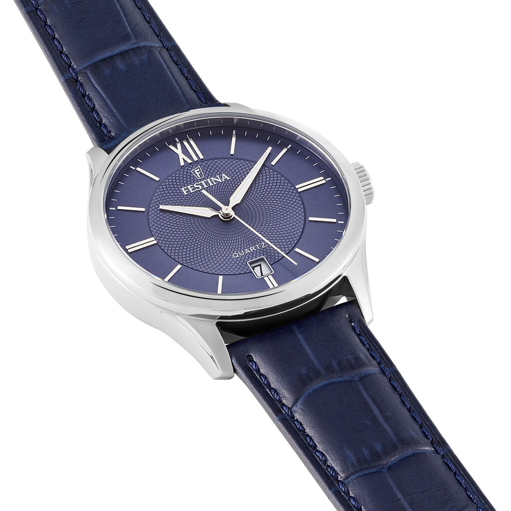 Montre Festina Classics Bleu - Montres Homme | Histoire d&rsquo;Or