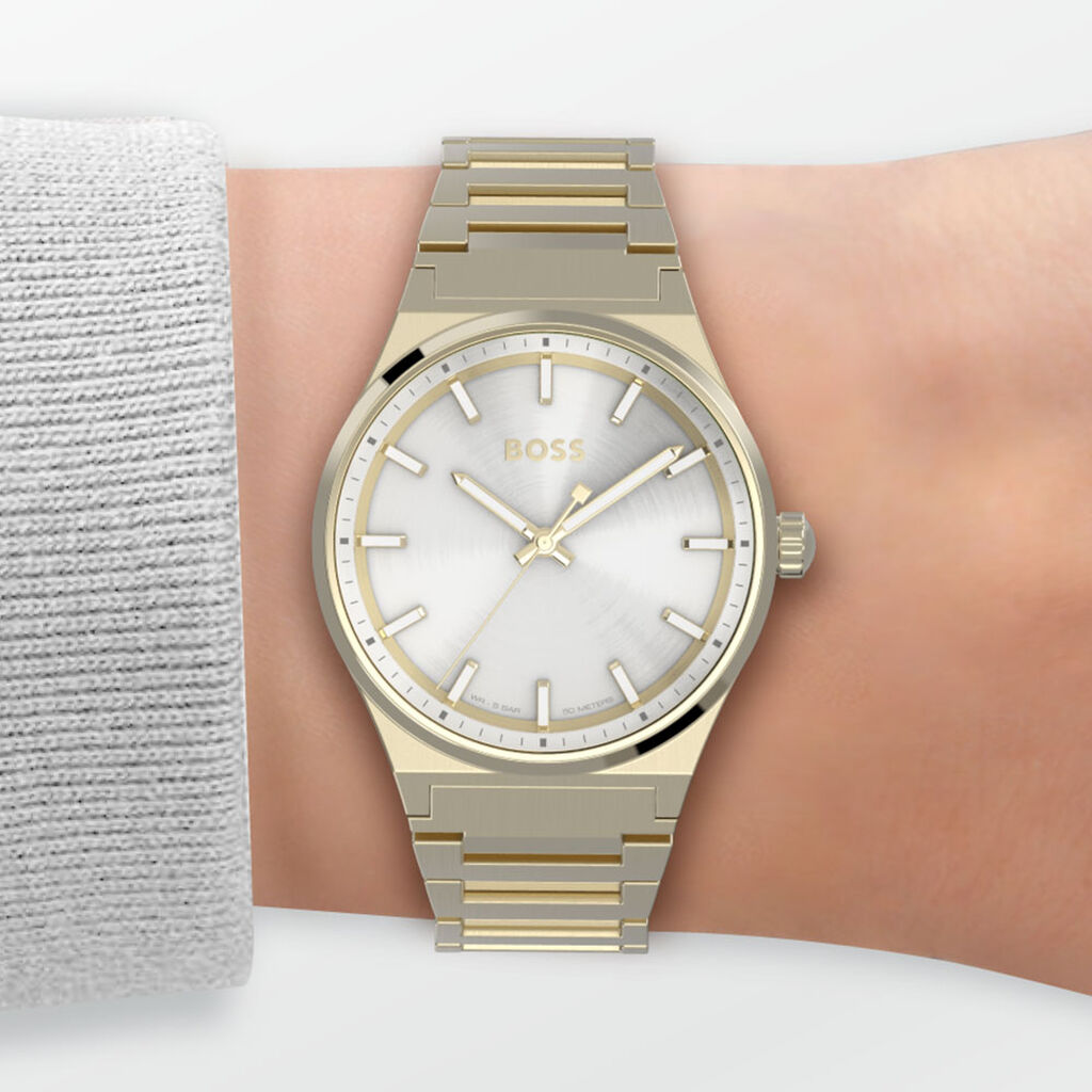 Montre Boss Candor Argenté - Montres Femme | Histoire d’Or