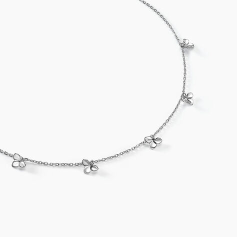 Collier Narcisse Dream Argent Blanc - Colliers fantaisie Femme | Histoire d&rsquo;Or