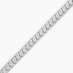 Bracelet Marin Acier Blanc - Bracelets cha&icirc;ne Homme | Histoire d&rsquo;Or
