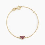 Bracelet Cerine Coeur Or Jaune - Bracelets Enfant | Histoire d&rsquo;Or