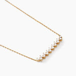 Collier Jodene Or Jaune Diamant Synth&eacute;tique - Colliers Femme | Histoire d&rsquo;Or