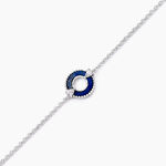 Bracelet Serafine Argent Blanc Lapis Lazuli Oxyde - Bracelets Femme | Histoire d&rsquo;Or