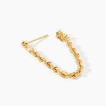 Boucles D'oreilles Pendantes Cordelia Corde Or Jaune - Boucles d'oreilles pendantes Femme | Histoire d&rsquo;Or