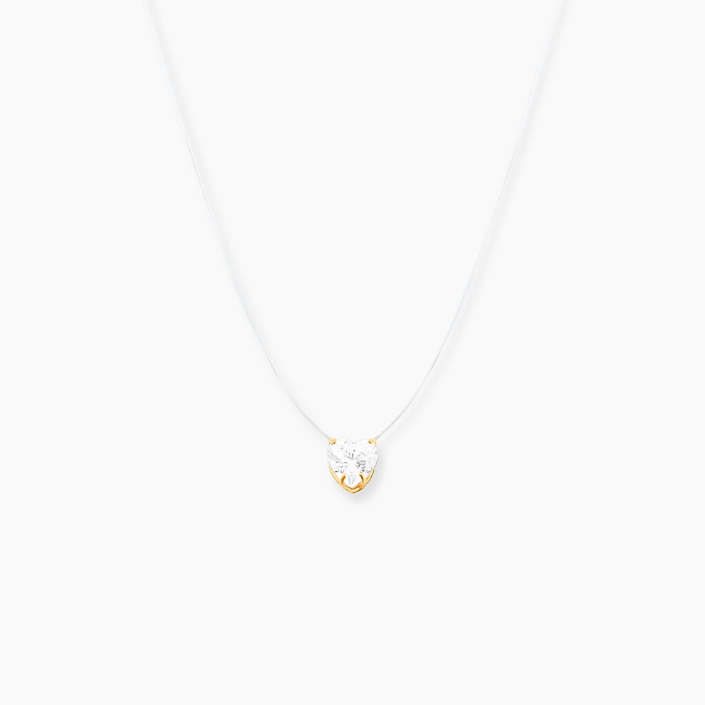 Collier Or Jaune Maiorga Oxyde De Zirconium - Colliers Femme | Histoire d’Or