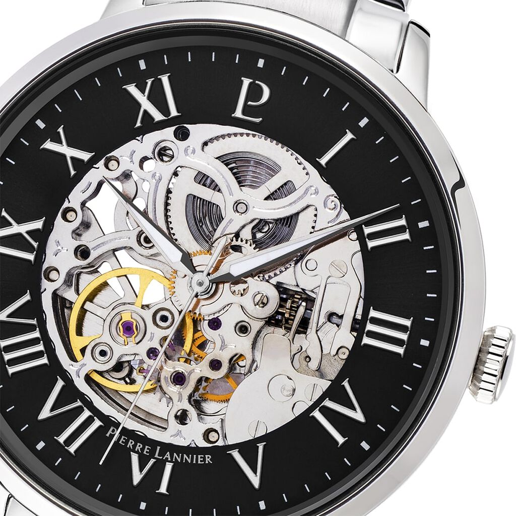 Montre Pierre Lannier Collection Automatic Noir - Montres Homme | Histoire d’Or