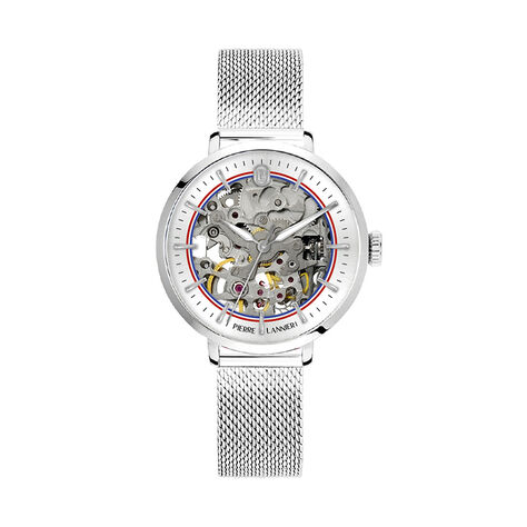 Montre Pierre Lannier Lannier Automatique 35 Argent&eacute; - F&ecirc;te des m&egrave;res Femme | Histoire d&rsquo;Or