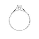 Bague Solitaire Victoria Or Blanc Diamant - Bagues solitaires Femme | Histoire d&rsquo;Or