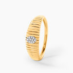 Bague Precious Line Or Jaune Diamant - Bagues avec pierre Femme | Histoire d&rsquo;Or