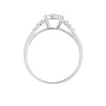 Bague Andreas Or Blanc Diamant - Bagues avec pierre Femme | Histoire d&rsquo;Or