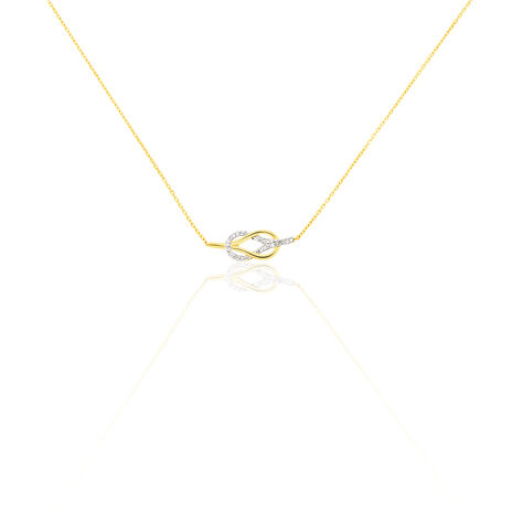 Collier Aman Or Jaune Diamant - Colliers Femme | Histoire d’Or