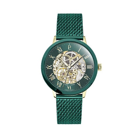 Montre Pierre Lannier Lannier Automatique 42 Vert - Montres Homme | Histoire d&rsquo;Or