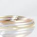 Bracelet Jonc Catalin 3 Fils Flexibles Or Tricolore - Bracelets joncs Femme | Histoire d’Or