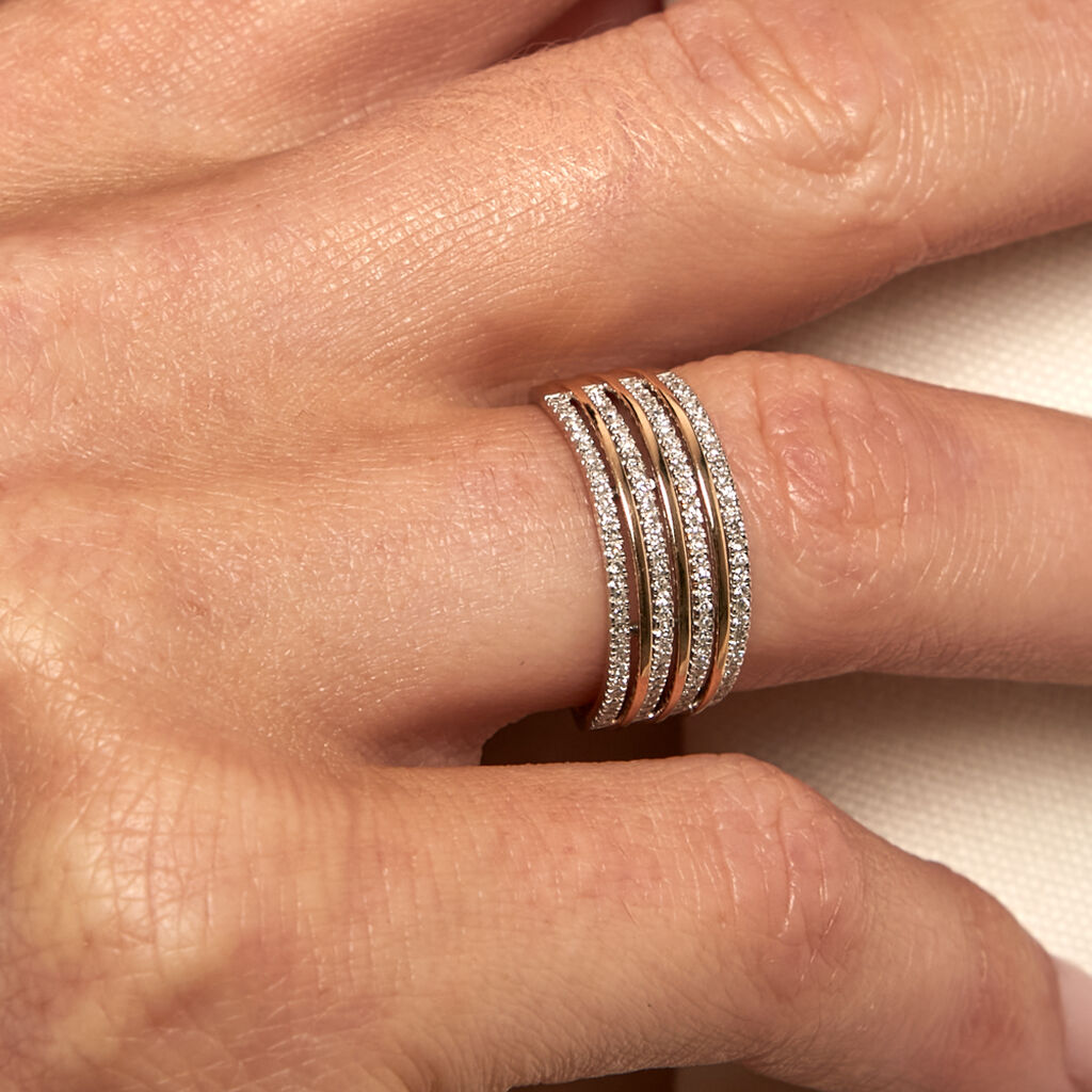 Bague Rayanna Or Jaune Diamant - Bagues avec pierre Femme | Histoire d’Or