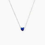 Collier Kelvyn Argent Blanc Oxyde - Colliers fantaisie Femme | Histoire d&rsquo;Or