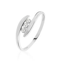 Bague Delphine Or Blanc Diamant