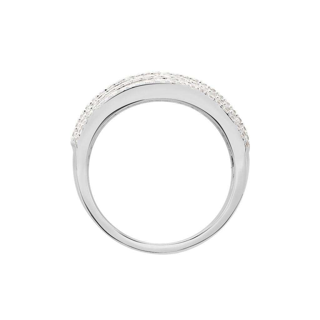 Bague Ilyana Argent Oxyde De Zirconium - Bagues avec pierre Femme | Histoire d’Or