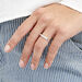 Bague Kelsy Argent Blanc Oxyde De Zirconium - Bagues avec pierre Femme | Histoire d’Or