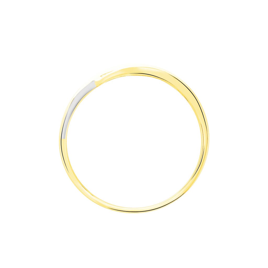 Bague Nohane Or Bicolore Diamant - Bagues solitaires Femme | Histoire d&rsquo;Or