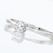 Bague Solitaire Abriel Or Blanc Oxyde De Zirconium - Bagues solitaires Femme | Histoire d’Or