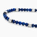 Bracelet Oleg Acier Blanc Sodalite - Bracelets Homme | Histoire d’Or